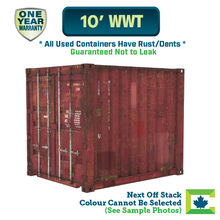 Load image into Gallery viewer, Calgary 10&#39; shipping container for sale, 10&#39; shipping container for sale Calgary AB, Calgary AB shipping container for sale, wind and water tight shipping container for sale, WWT shipping container for sale, used shipping container for sale Calgary, conex for sale, steel storage container for sale, shipping container prices Calgary, buy a shipping container Calgary, Northern Container Sales
