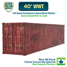 Load image into Gallery viewer, Calgary 40&#39; shipping container for sale, 40&#39; shipping container for sale Calgary AB, Calgary AB shipping container for sale, wind and water tight shipping container for sale, WWT shipping container for sale, used shipping container for sale Calgary, conex for sale, steel storage container for sale, shipping container prices Calgary, buy a shipping container Calgary, Northern Container Sales
