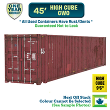 Load image into Gallery viewer, 45&#39; high cube cargo worthy shipping container for sale Toronto, Toronto shipping container for sale, 45&#39; high cube cargo worthy shipping container for sale Toronto, Toronto shipping container for sale, cargo worthy shipping container for sale, CWO shipping container for sale, used shipping container for sale Toronto, conex for sale, steel storage container for sale, shipping container prices Toronto, buy a shipping container Toronto, Northern Container Sales
